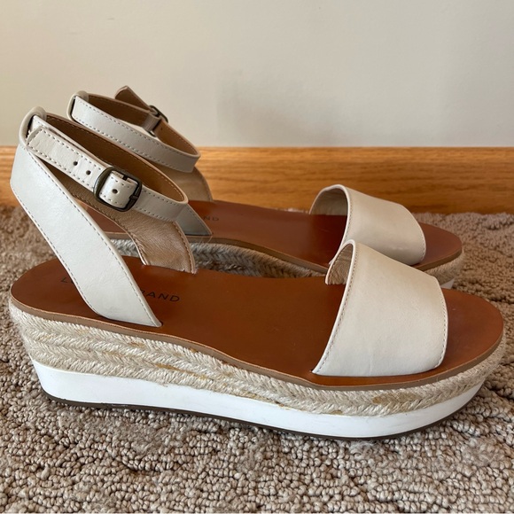 Lucky Brand Espadrilles Sandals Joodith Platform Wedge - Picture 2 of 2